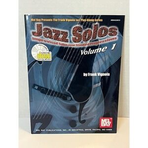 The Frank Vignola Play Along Series Jazz Solos Volume 1 CD Included VG Condition